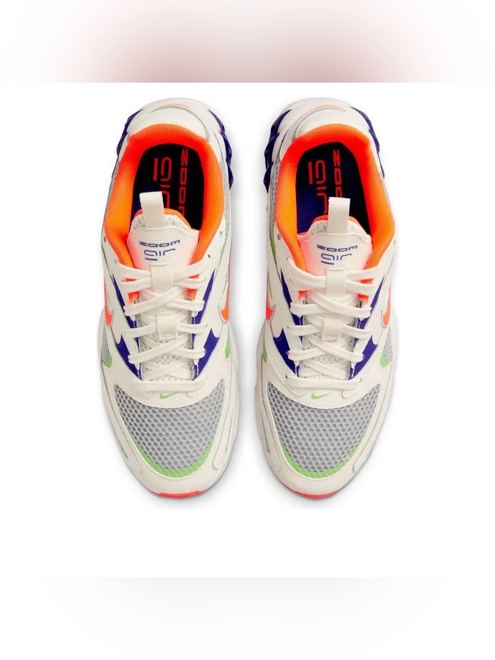 Nike Zoom Air Fire Sail Blue Crimson - Picture 3 of 12